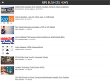 Tablet Screenshot of gpsbusinessnews.com